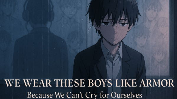 We Wear These Boys Like Armor. Because We Can’t Cry for Ourselves