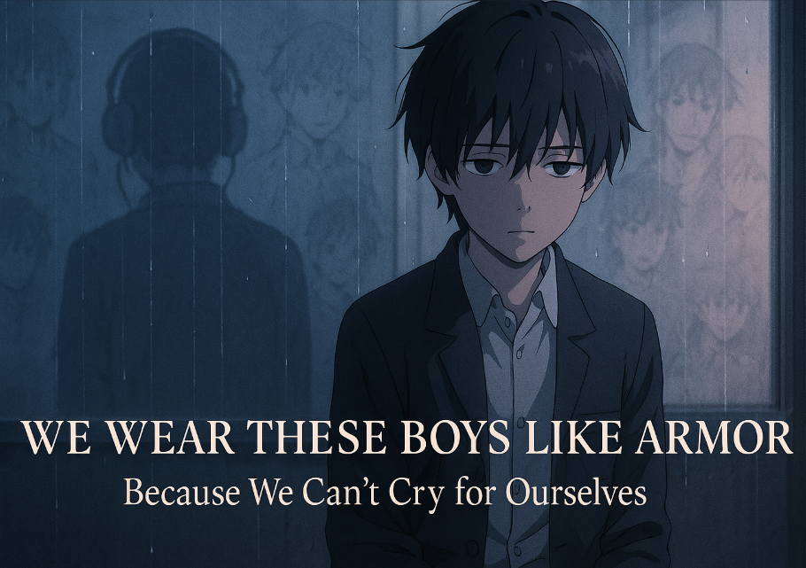 We Wear These Boys Like Armor. Because We Can’t Cry for Ourselves