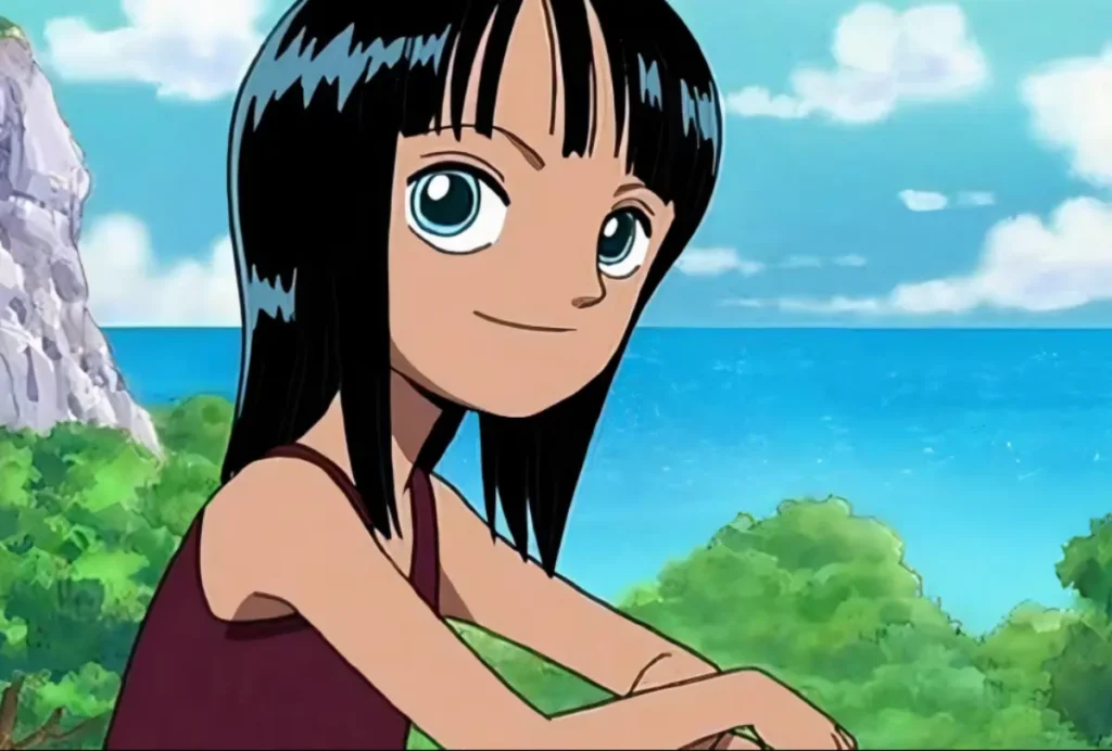 Young Nico Robin before Ohara incident showing her innocence before the darkest backstory in One Piece